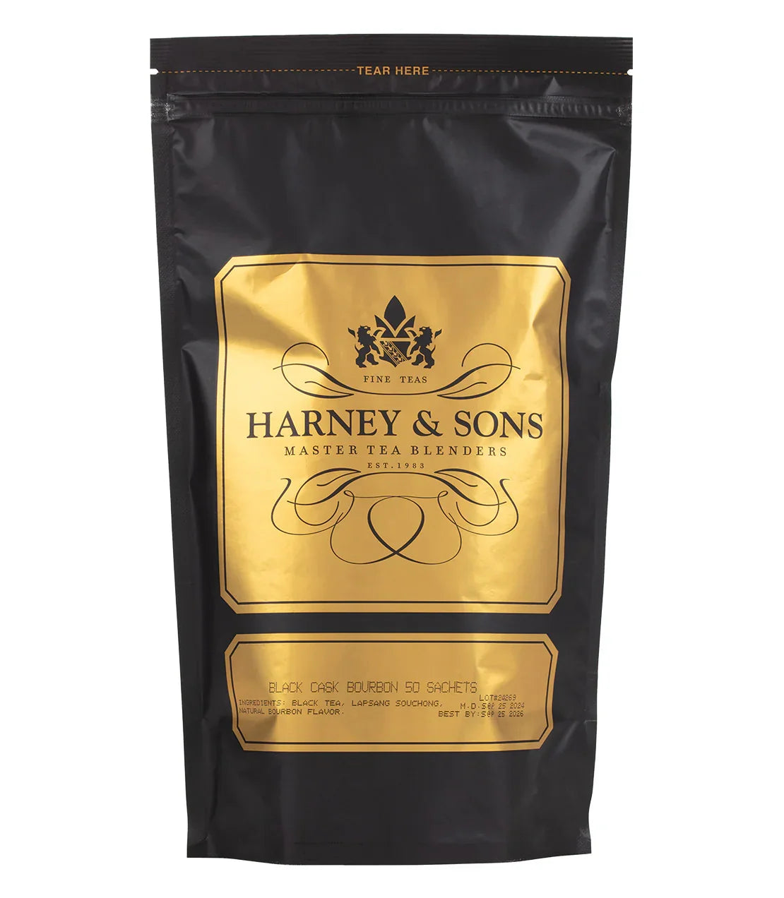 Black Cask Bourbon, Bag of 50 Sachets